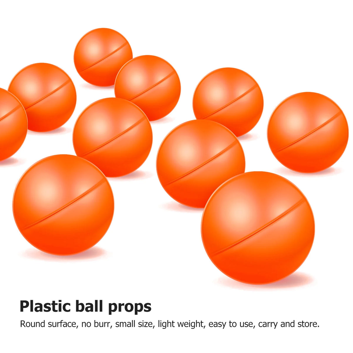 25 Pcs Plastic Hollow Openable Lottery Balls Z198