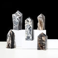 Sphalerite Point Tower Natural Quartz Crystal Column C350