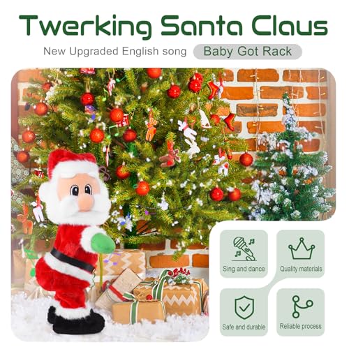 Animated Singing Santa Claus Toys U2684