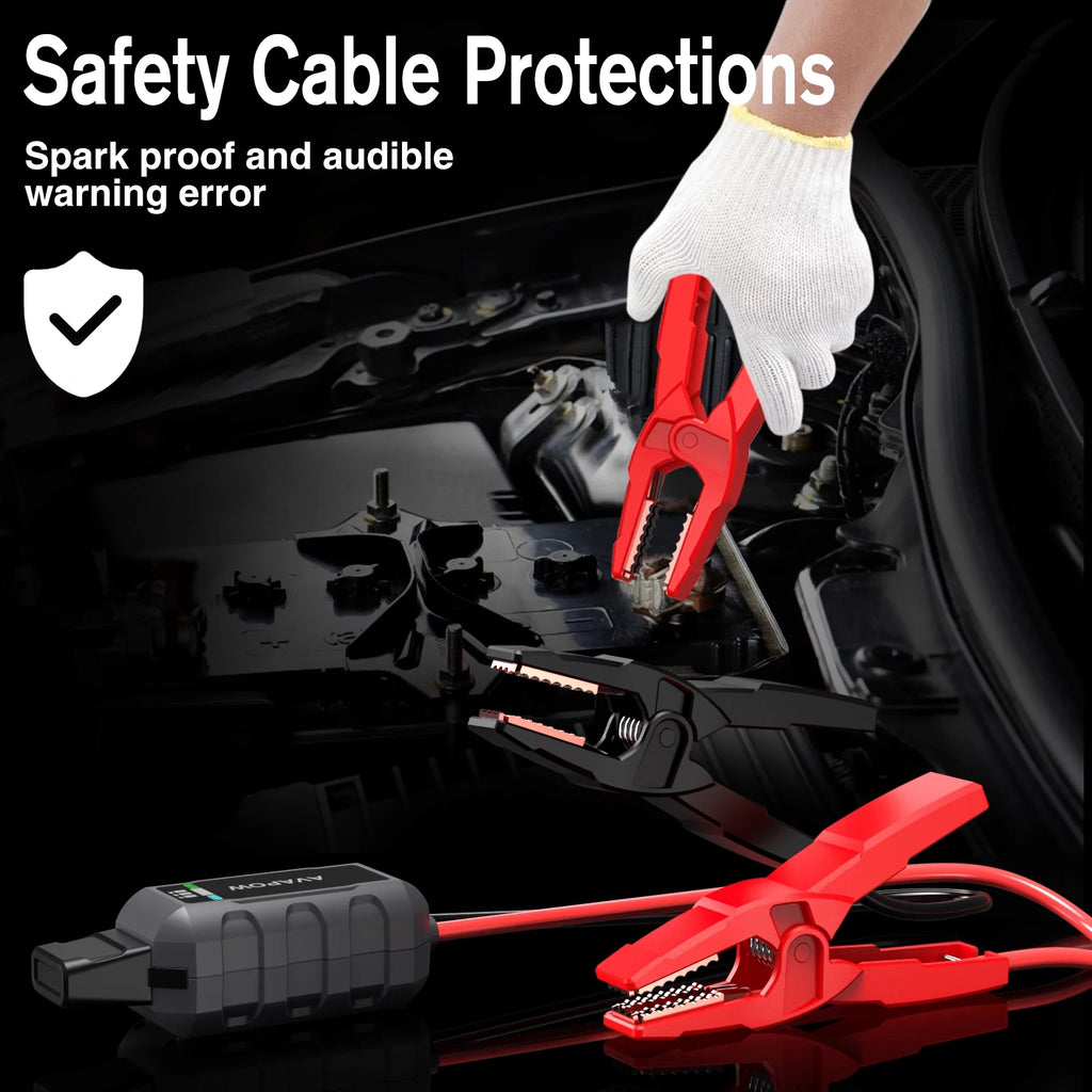 3000A Peak Portable 12V Lithium Jump Starter U43062