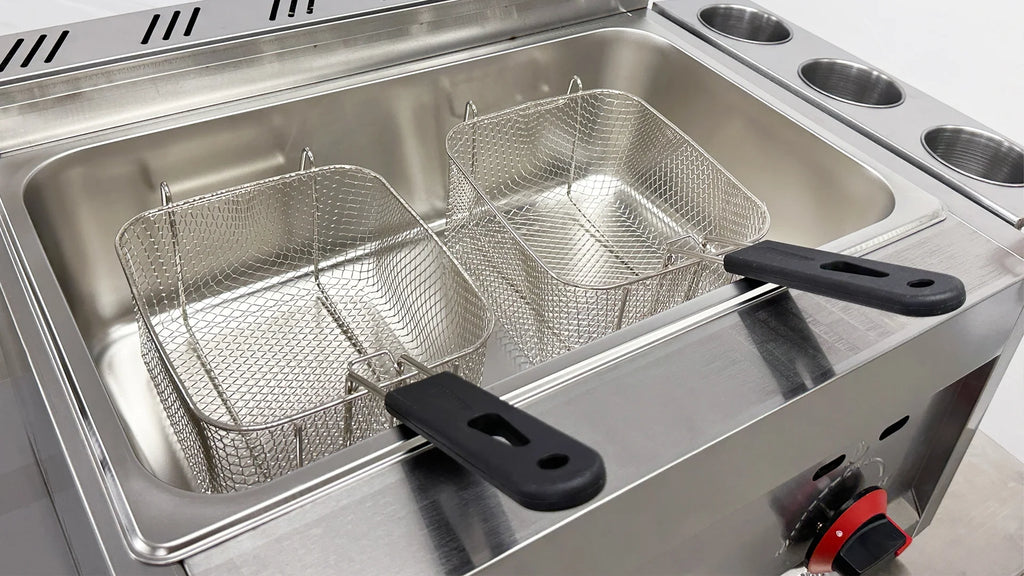 7 gallon Commercial Countertop Deep Fryer 2 Basket Propane C98171