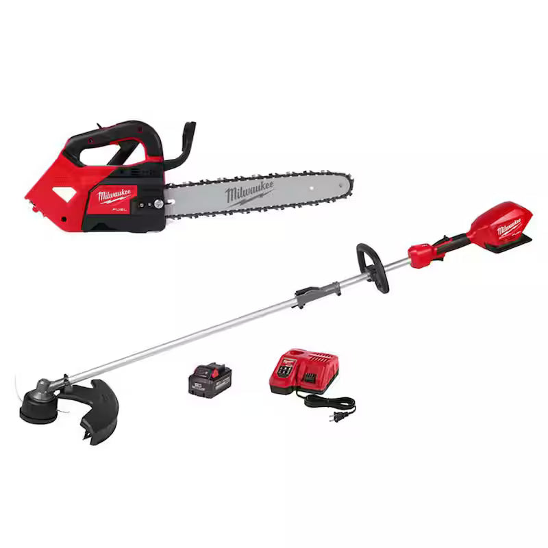 14 in. Cordless Chainsaw with String Trimmer, Battery, Charger O405