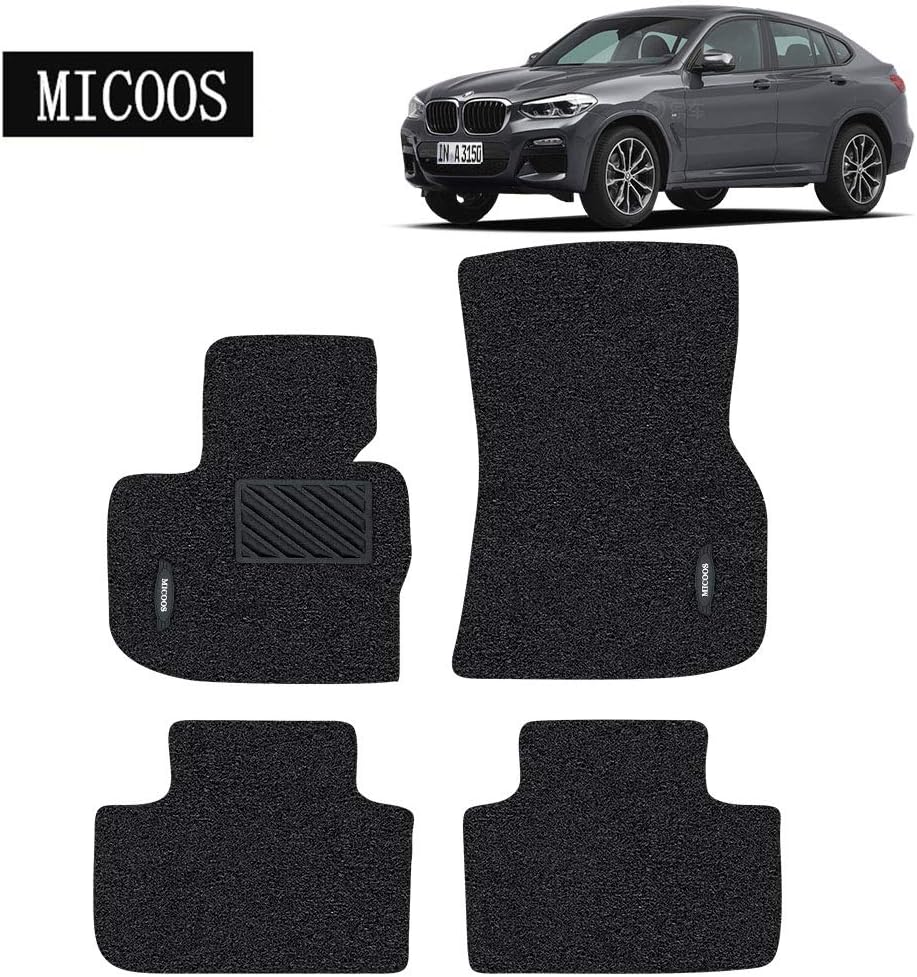 Black All Weather Heavy Duty Car Floor Mat Set L60016