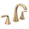 8 in. Widespread Double Handle Bathroom Faucet in Champagne Bronze A633
