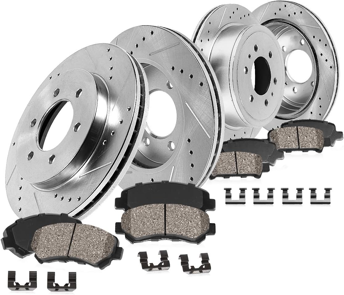 Rotors + Ceramic Pads + Clips J280
