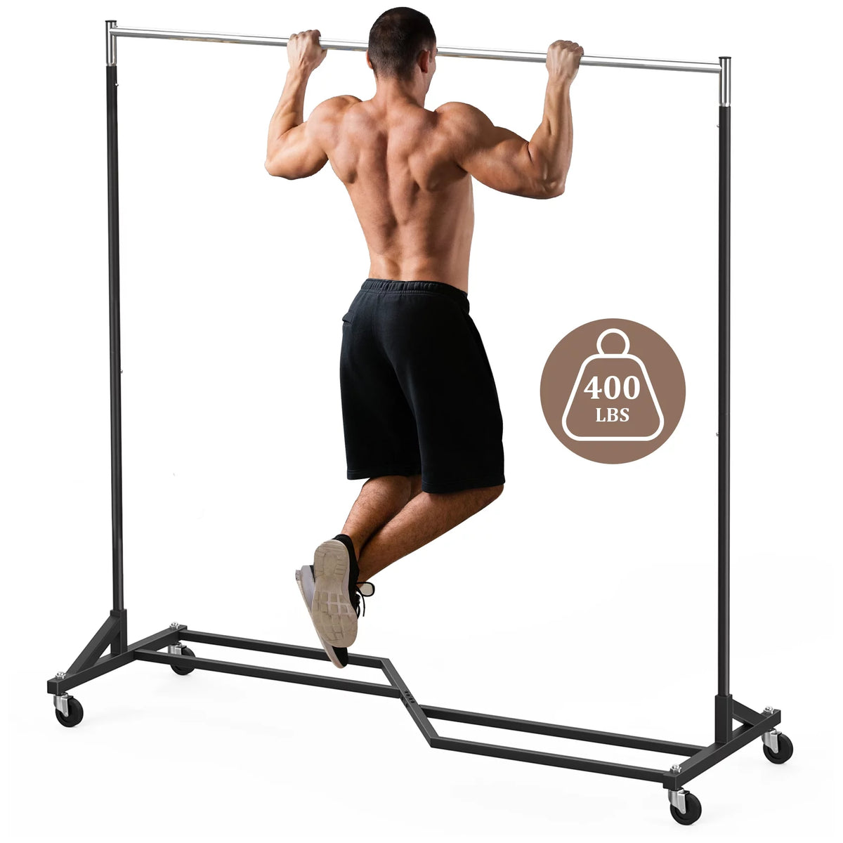 400 lbs Heavy Duty Rolling Garment Rack with Wheels W33245