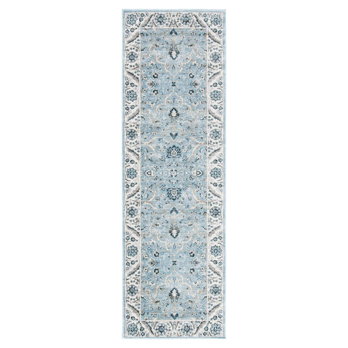 Traditional Oriental Rug Cream/Beige 9' x 12' Rectangle Z977144