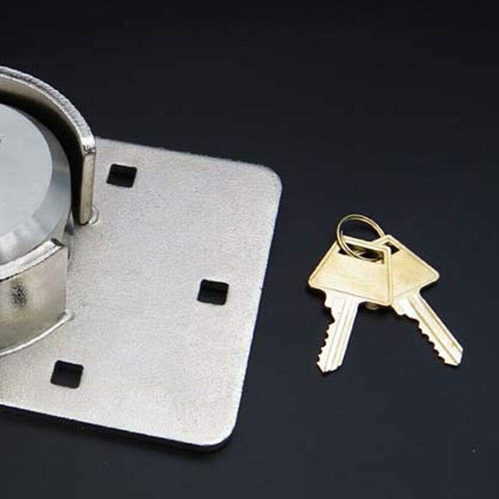 73Mm 2Pcs Hidden Shackle Padlock with 4 Keys B57407