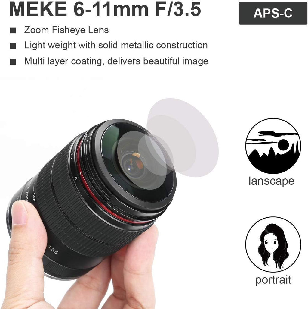 6-11mm F/3.5 Wide Angle APS-C Manual Focus Zoom Lens B368