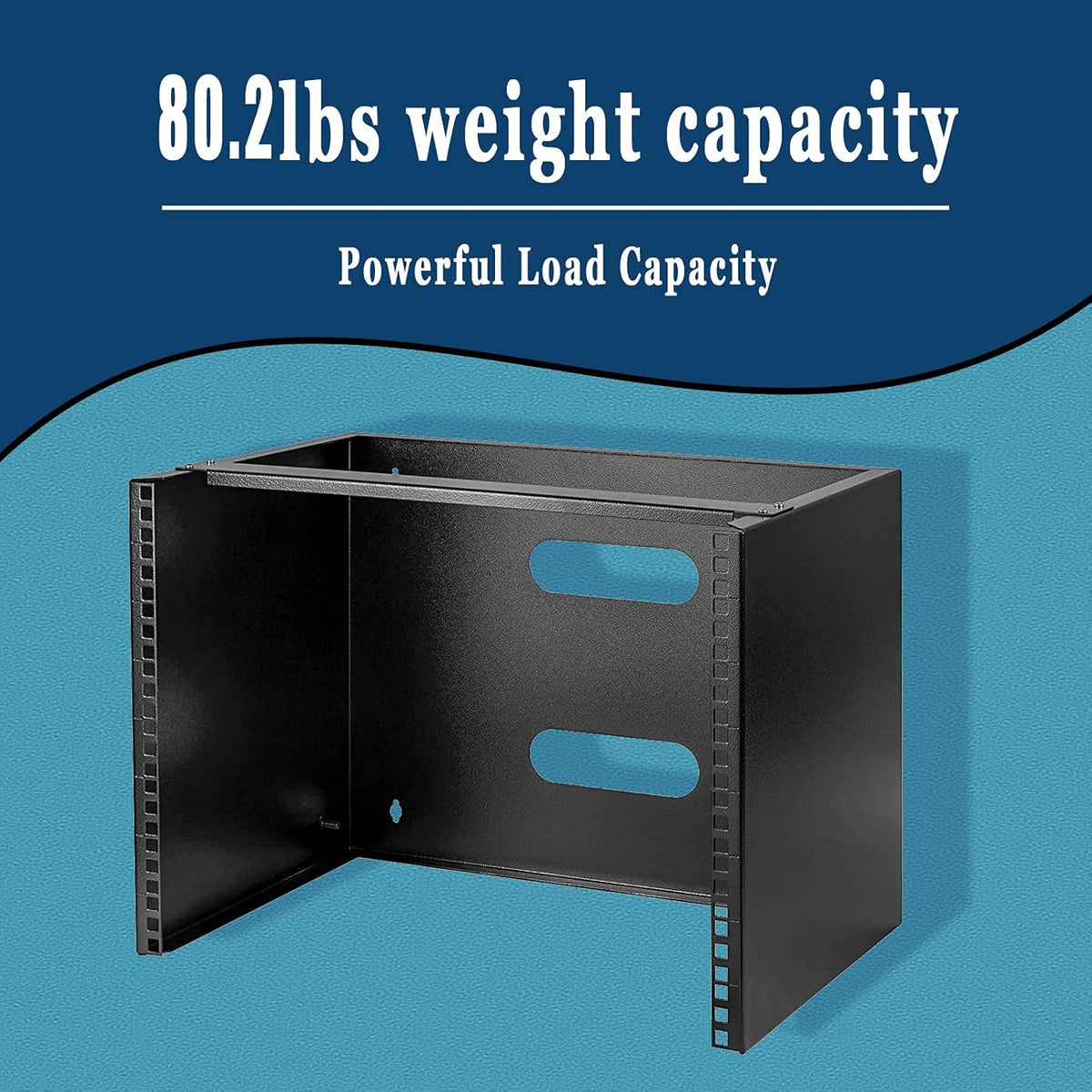 Wall Mounted Distribution Frame 12 inches Deep 19 inches Capacity 80 pounds X8686