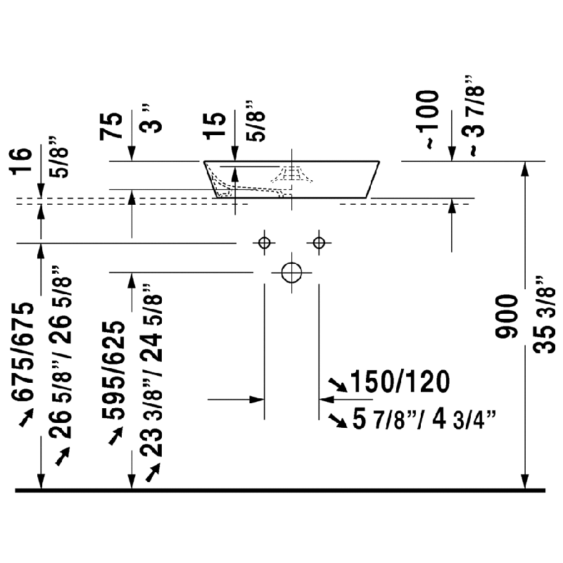 White Cape Cod Bathroom Sink H139737