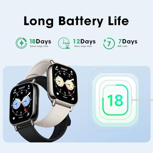 Smart Watch with 2" LCD Display, 140 Sports Modes, 5ATM Waterproof N530812