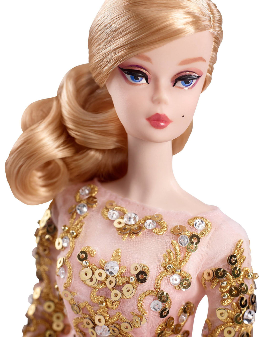Blush Gold Cocktail Dress Z65580