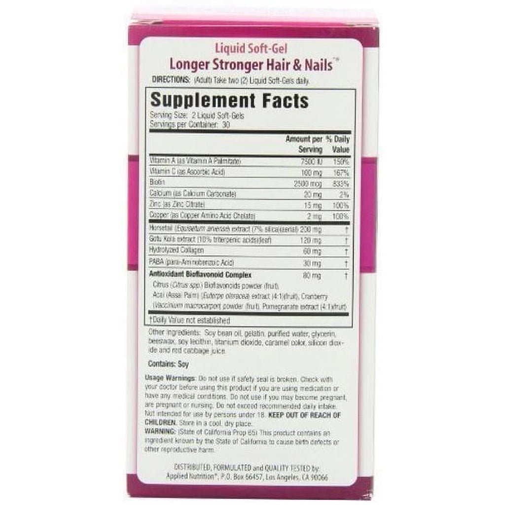 Hair and Nails 60-Count D27878