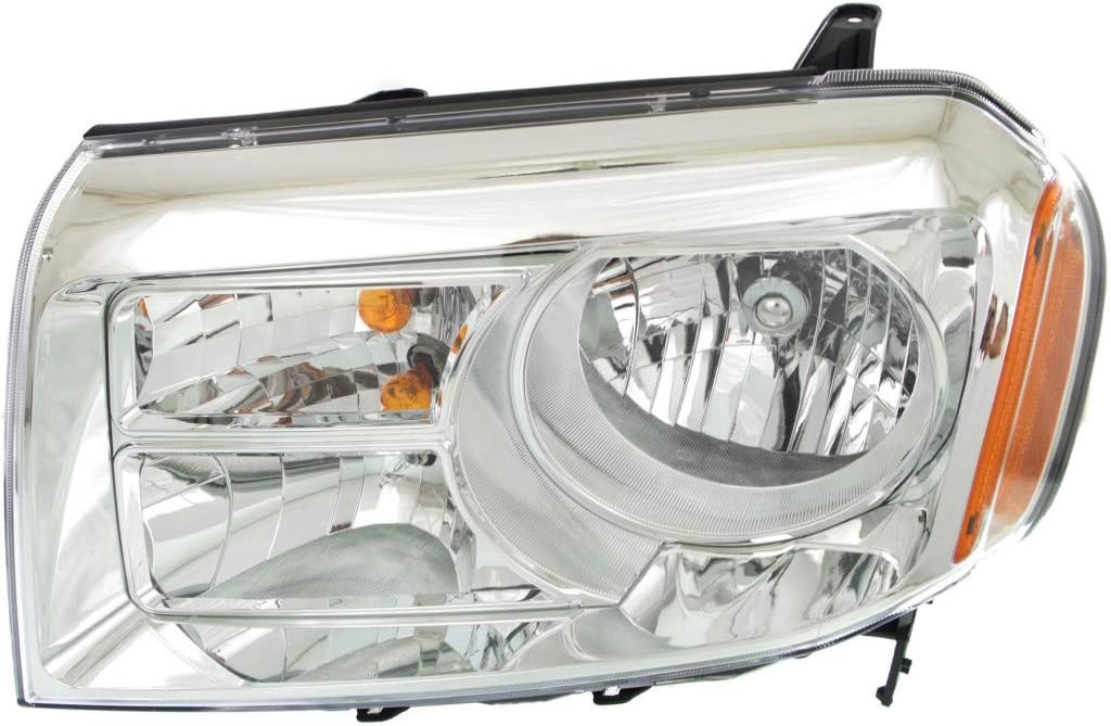Headlight Assembly for 2012 2013 2014 Honda Pilot Driver and Passenger Side with Bulbs J8879