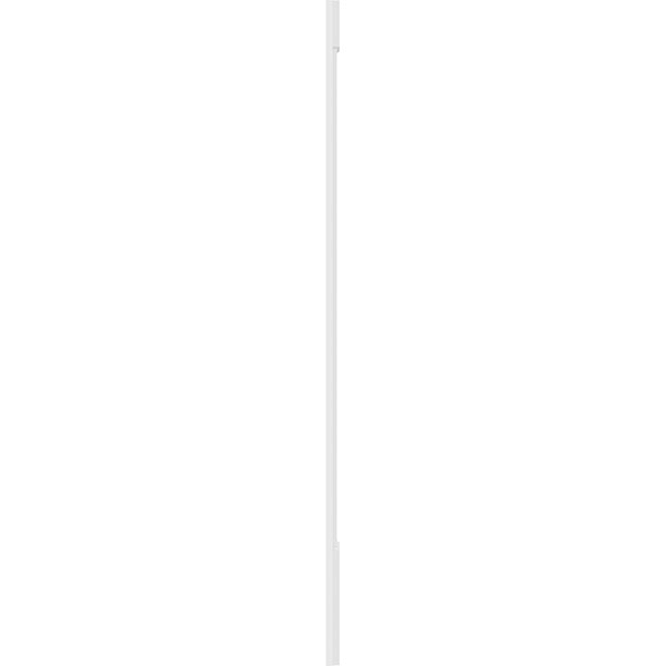 10x22W x 96x22H x 2x22P Two Equal Raised Panel PVC Pilaster with Standard Capital & Base (Pair) Y7717