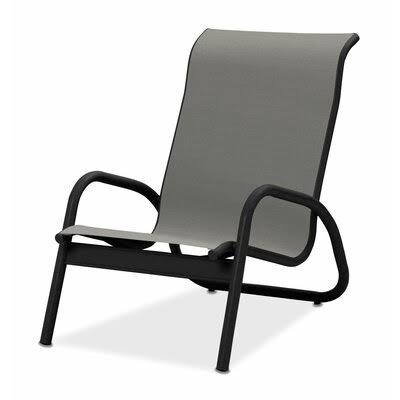 Textured Black/Alloy Low Beach Chair J6174
