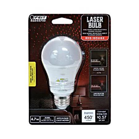 Laser LED A19 Wh/Red C1471