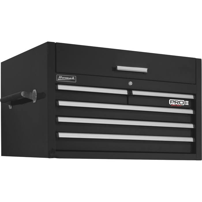 36 in. 5-Drawer Top Chest Black Z80431