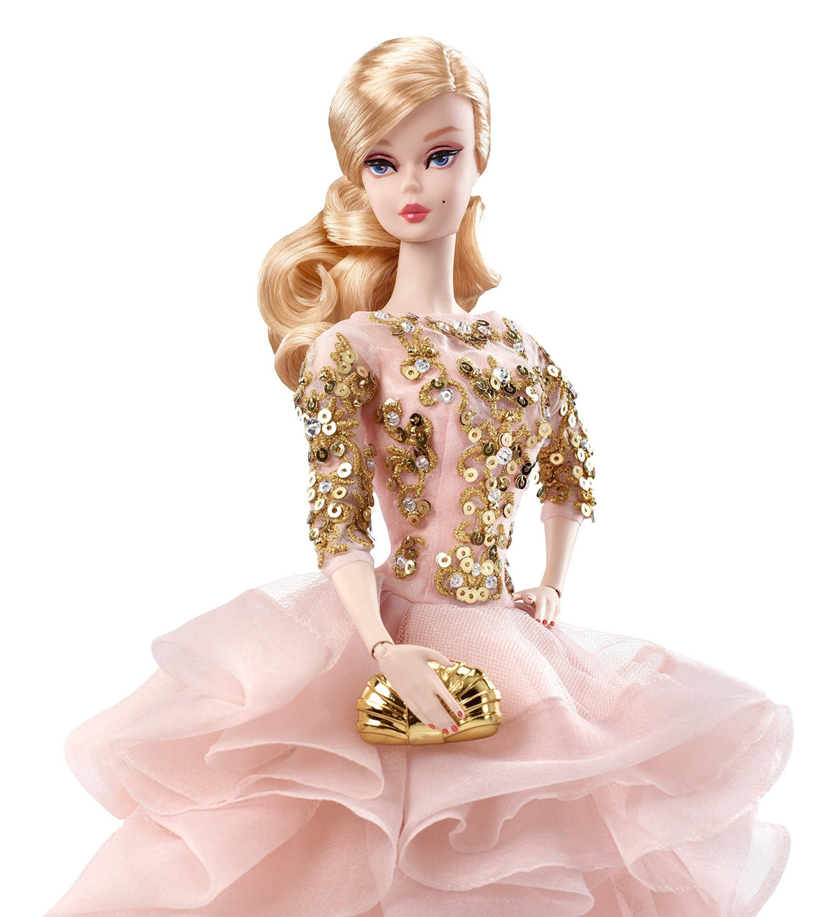 Blush Gold Cocktail Dress Z65580