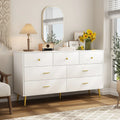 White 6 Drawer Wood Dresser J339785