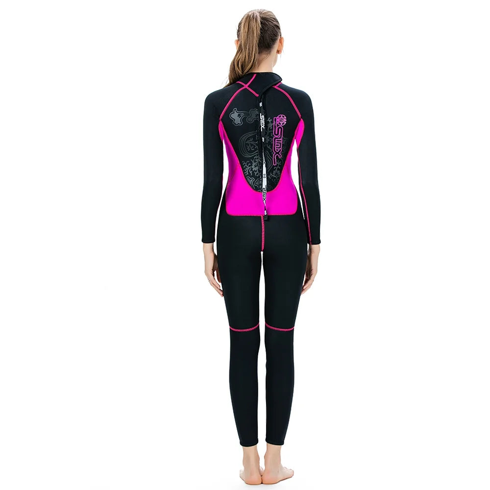 3MM Women Neoprene Full Body Wetsuit M W424