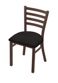 Black Vinyl Seat Chair with Bronze Finish L614933